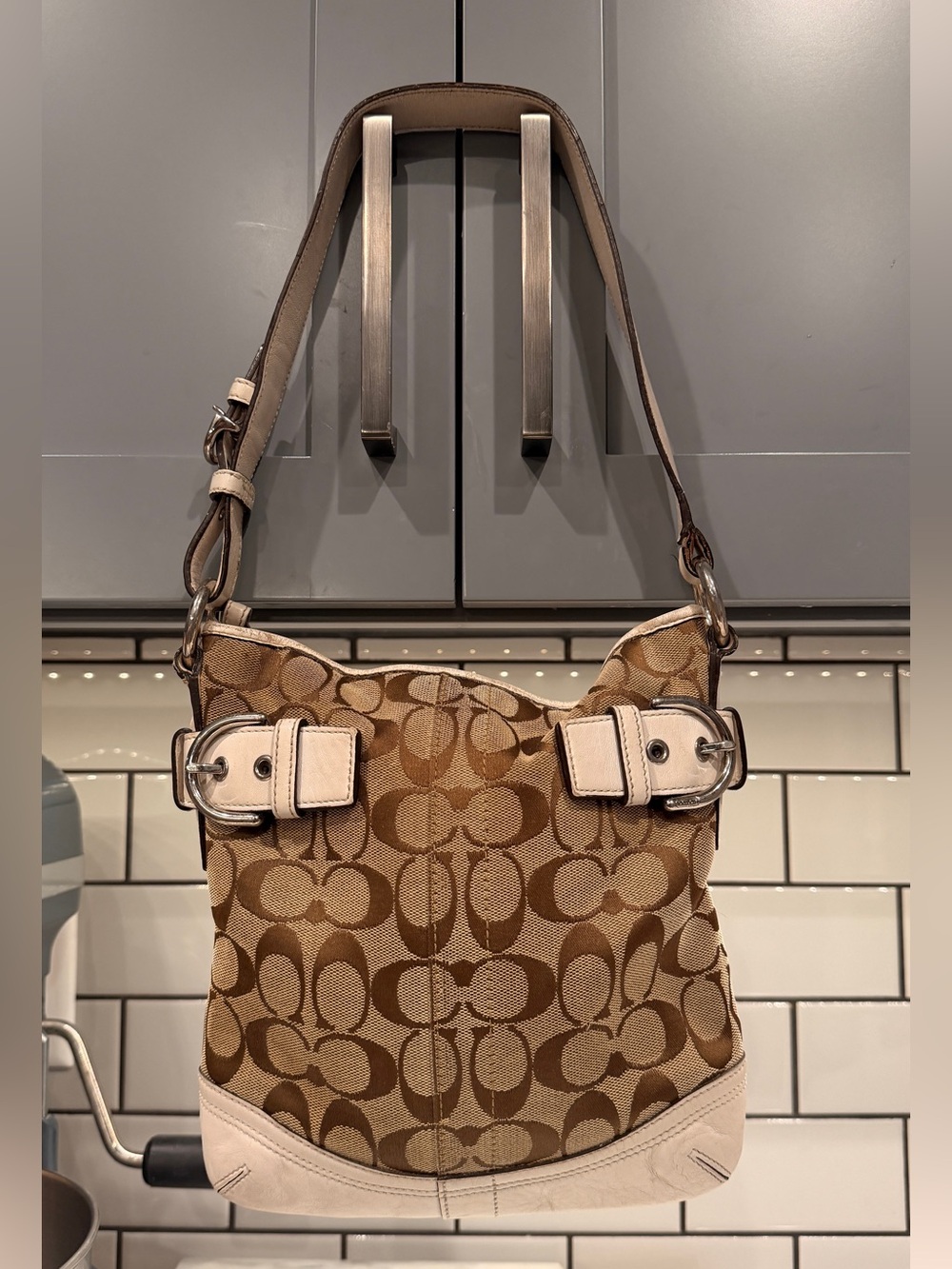 Coach 2005 SoHo Signature Canvas Shoulder Bag